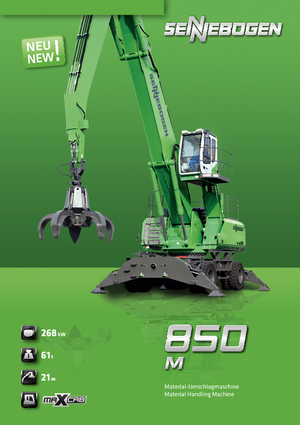 Excavatoare pe roți Sennebogen 850 M