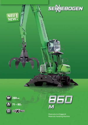 Excavatoare pe roți Sennebogen 860 M