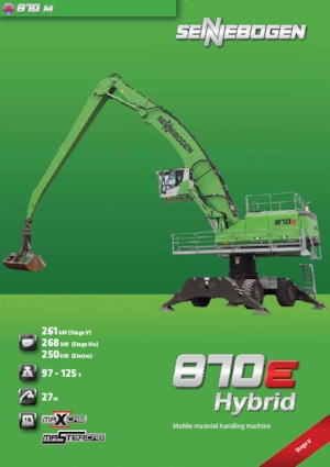 Excavatoare pe roți Sennebogen 870 M