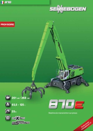 Excavatoare pe roți Sennebogen 870 M