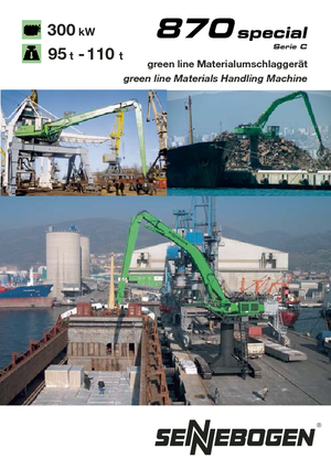 Excavatoare pe roți Sennebogen 870 M-special