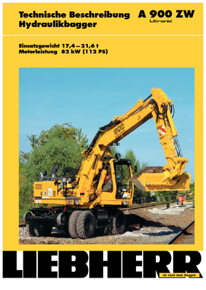 Excavatoare pe roți Liebherr A 316 Litronic