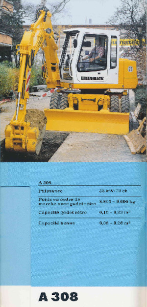 Excavatoare pe roți Liebherr A 900