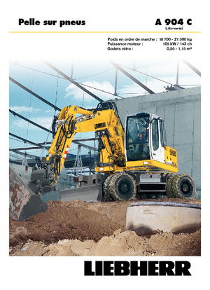 Excavatoare pe roți Liebherr A 904 C Litronic