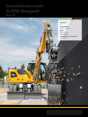 Excavatoare pe roți Liebherr A 910 Compact Litronic