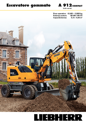 Excavatoare pe roți Liebherr A 912 Compact Litronic