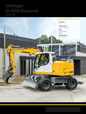 Excavatoare pe roți Liebherr A 913 Compact Litronic G6.0