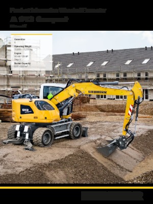 Excavatoare pe roți Liebherr A 913 Compact Litronic G6.0