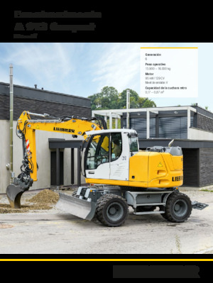 Excavatoare pe roți Liebherr A 913 Compact Litronic G6.0