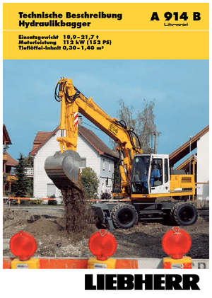 Excavatoare pe roți Liebherr A 914 B Litonic