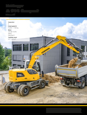 Excavatoare pe roți Liebherr A 914 Compact Litronic G6.0