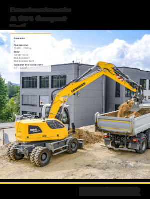 Excavatoare pe roți Liebherr A 914 Compact Litronic G6.0