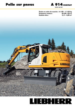 Excavatoare pe roți Liebherr A 914 Compact Litronic
