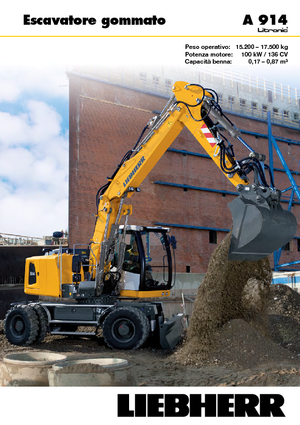 Excavatoare pe roți Liebherr A 914 Litronic