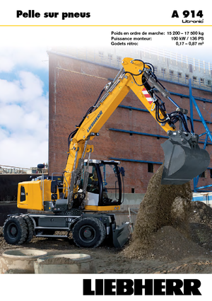 Excavatoare pe roți Liebherr A 914 Litronic