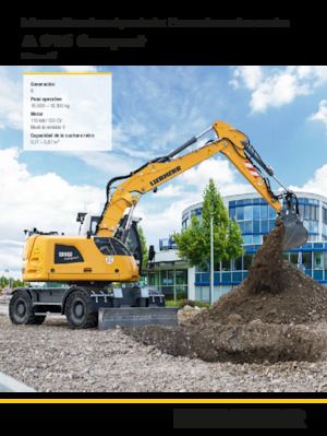 Excavatoare pe roți Liebherr A 916 Compact Litronic G6.0