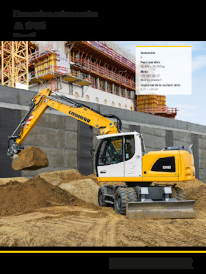 Excavatoare pe roți Liebherr A 916 Litronic G6.0