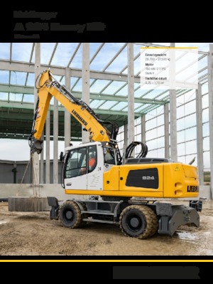 Excavatoare pe roți Liebherr A 924 Litronic Heavy Lift G6.0