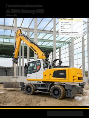 Excavatoare pe roți Liebherr A 924 Litronic Heavy Lift G6.0