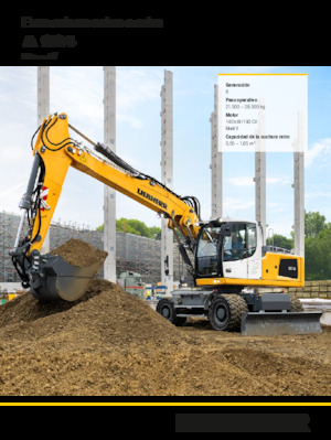 Excavatoare pe roți Liebherr A 924 Litronic G6.0