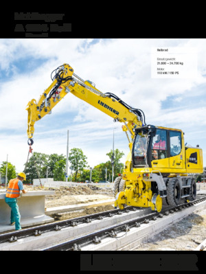Excavatoare pe roți Liebherr A 924 Rail Litronic