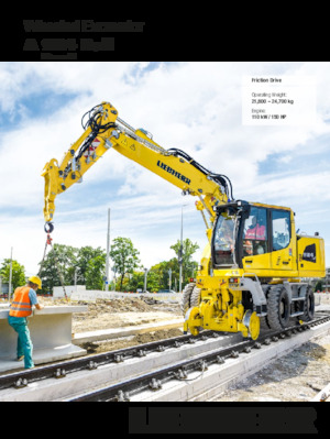 Excavatoare pe roți Liebherr A 924 Rail Litronic
