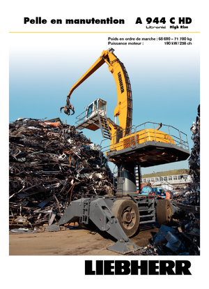 Excavatoare pe roți Liebherr A 944 C HD Litronic High Rise