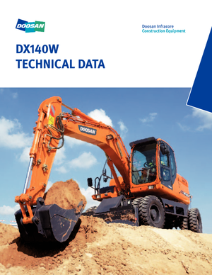 Excavatoare pe roți Doosan DX 140 W