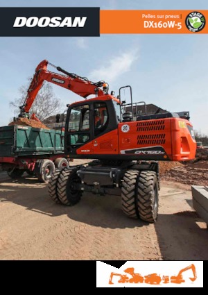 Excavatoare pe roți Doosan DX160W-5