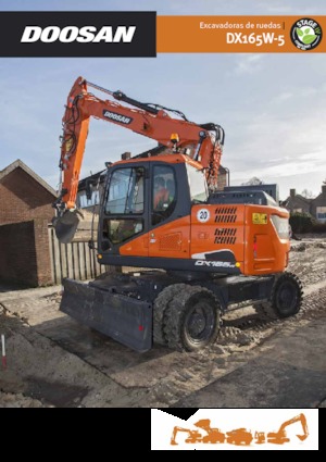 Excavatoare pe roți Doosan DX165W-5