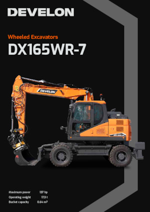 Excavatoare pe roți Develon DX165WR-7 