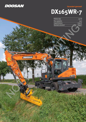 Excavatoare pe roți Doosan DX165WR-7