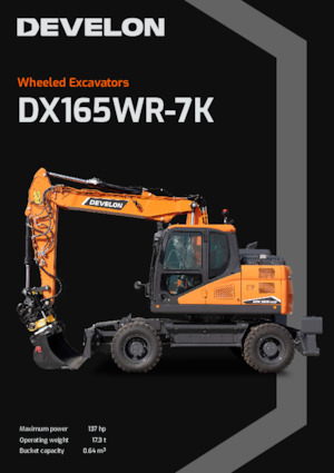 Excavatoare pe roți Develon DX165WR-7K