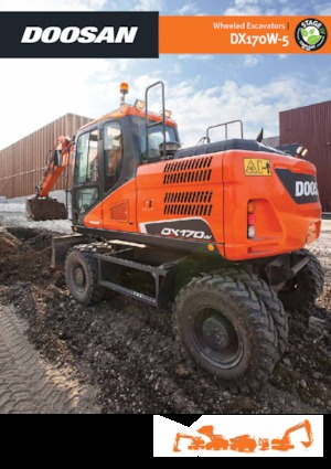 Excavatoare pe roți Doosan DX170W-5