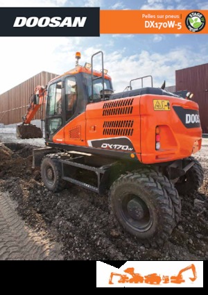 Excavatoare pe roți Doosan DX170W-5