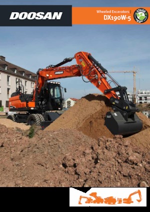 Excavatoare pe roți Doosan DX190W-5