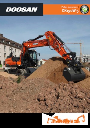 Excavatoare pe roți Doosan DX190W-5