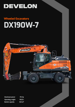 Excavatoare pe roți Develon DX190W-7 