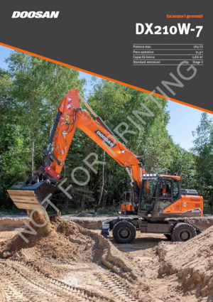 Excavatoare pe roți Doosan DX210W-7