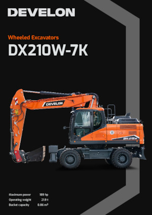 Excavatoare pe roți Develon DX210W-7K