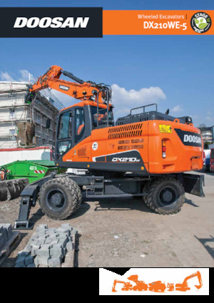 Excavatoare pe roți Doosan DX210WE-5