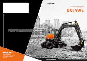 Excavatoare pe roți Doosan DX55WE