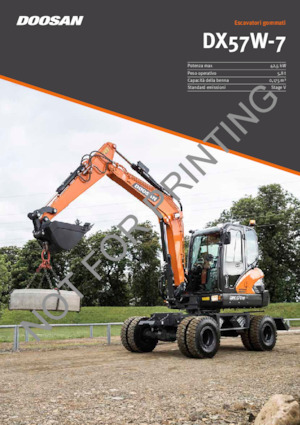Excavatoare pe roți Doosan DX57W-7
