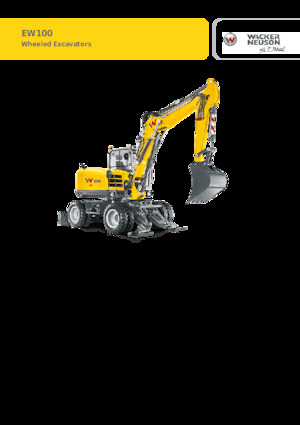 Excavatoare pe roți Wacker Neuson EW 100