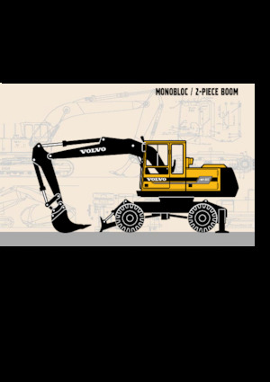 Excavatoare pe roți Akerman-Volvo EW 130 C