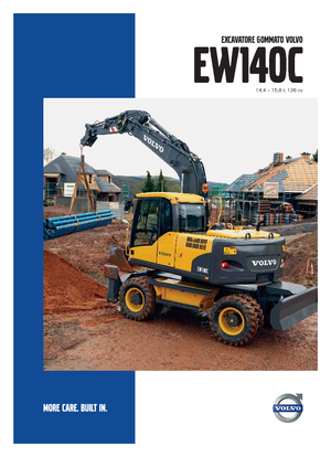 Excavatoare pe roți Volvo EW140C