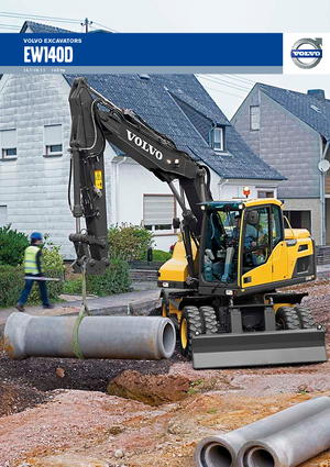 Excavatoare pe roți Volvo EW140D