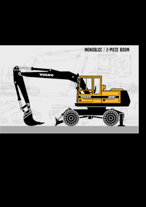 Excavatoare pe roți Akerman-Volvo EW 150 C