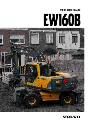 Excavatoare pe roți Volvo EW160B
