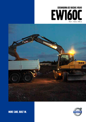 Excavatoare pe roți Volvo EW160C